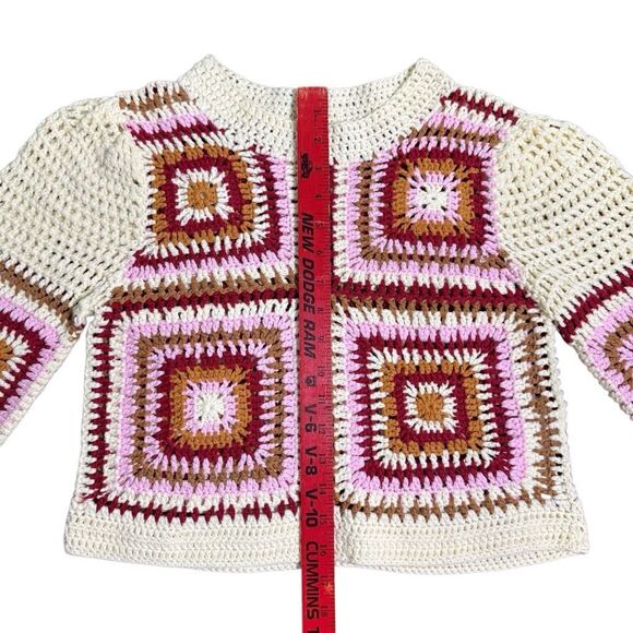 MINKPINK Norah Crochet Sweater Women’s Size‎ Medium - Picture 6 of 10